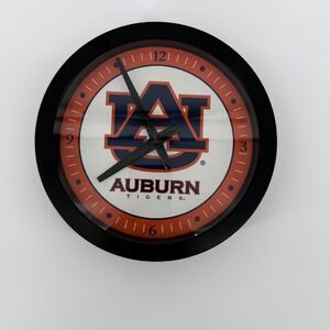 Auburn Tigers AU SunTime Wall Clock NCAA SEC‎ Football Man Cave Wall Decor Z2